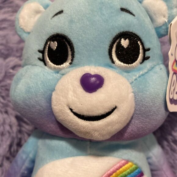 CARE BEARS DREAM BRIGHT BEAR BESTIE 9" Blue / Lavender 2022 - Picture 2 of 5